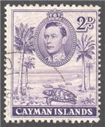 Cayman Islands Scott 104a Used